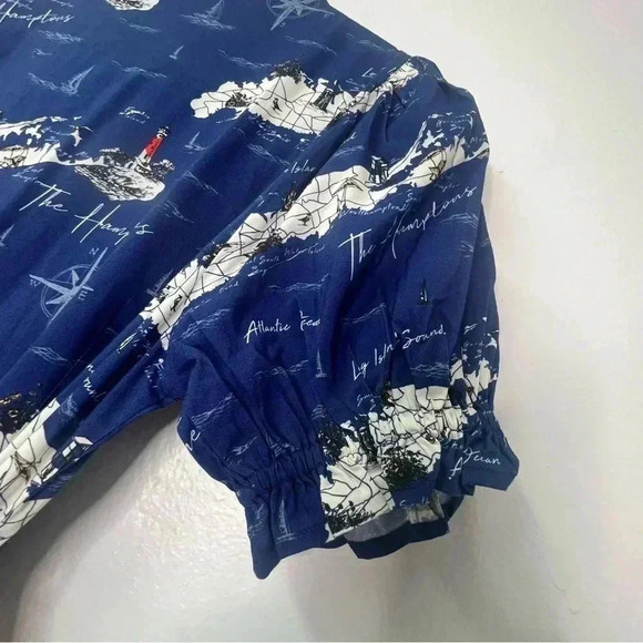 WeWoreWhat Blue and White Midi Dress - Picture 13 of 16